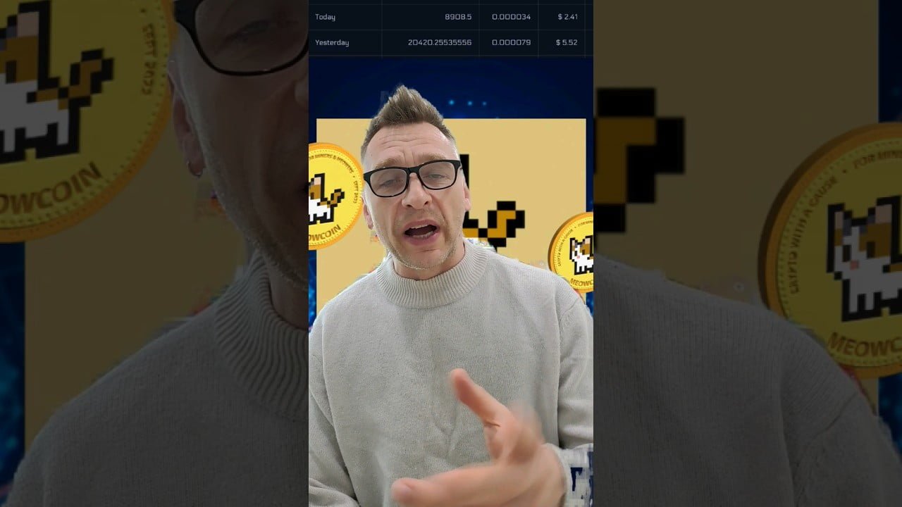 $6 Daily Revenu Mining This Coin #thecryptofather #meowcoin #meow