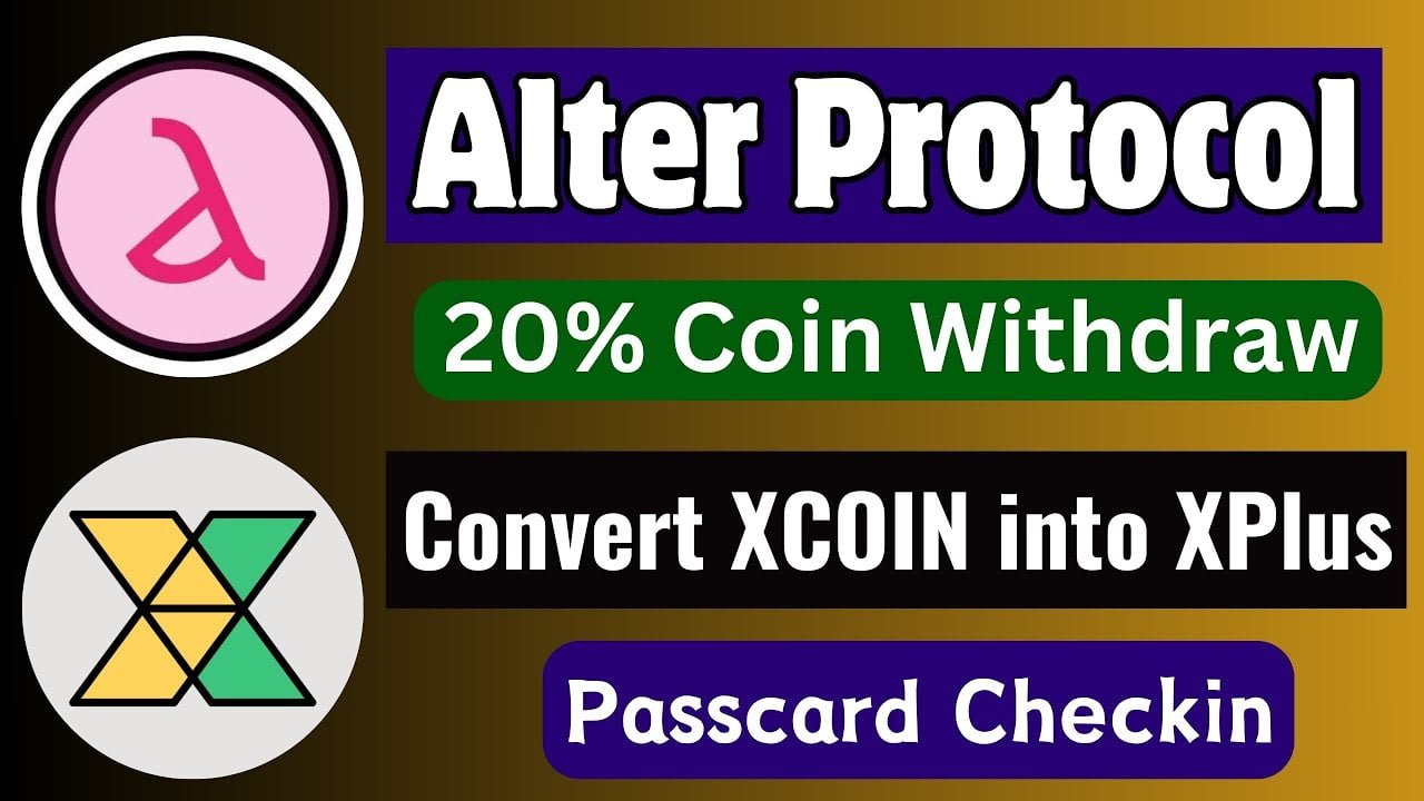 Alter Protocol Distribution | Alter Protocol Withdrawal News, Xplus Mining