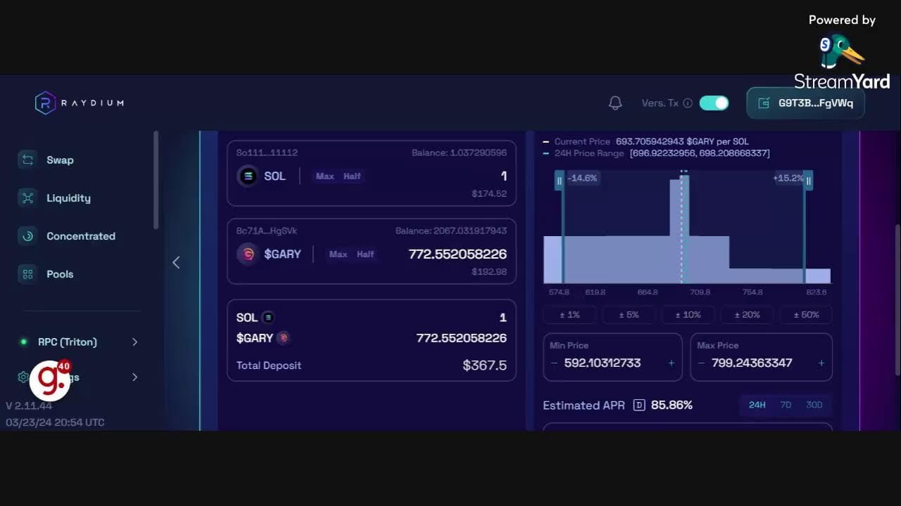 Boost Your Crypto Gains! $gary/$sol Pool Guide [beginners]