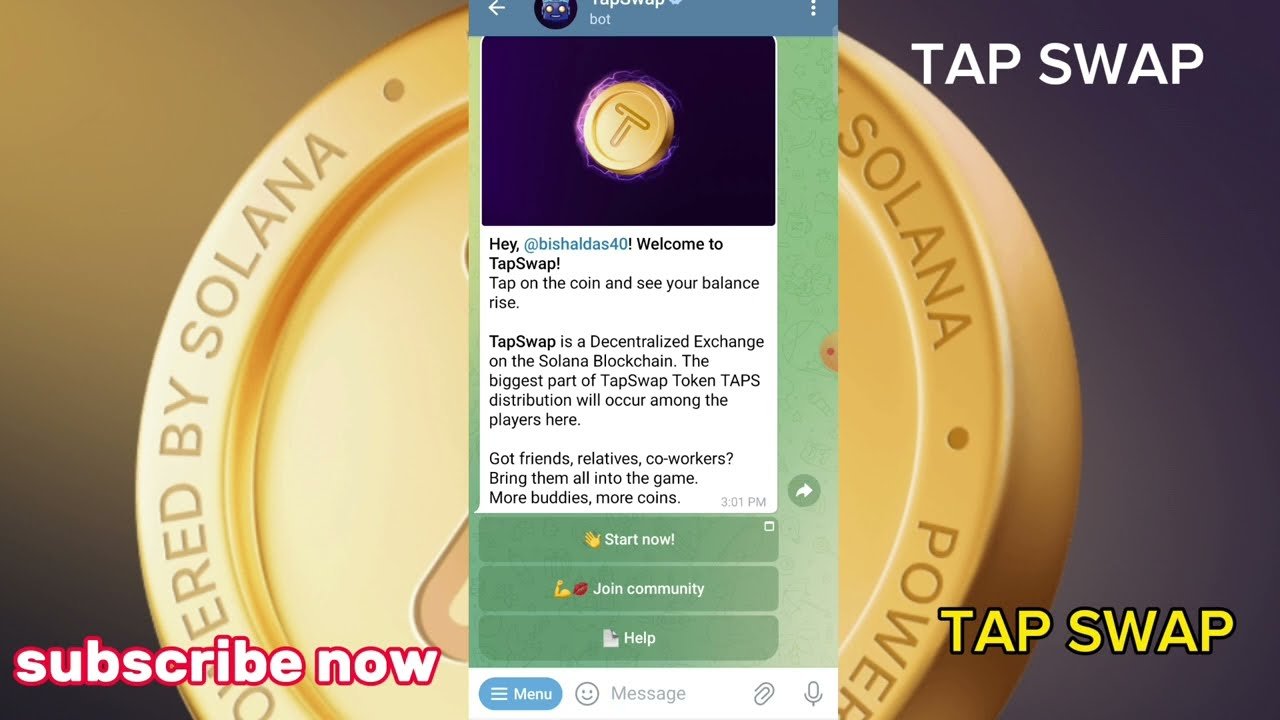 Tap Swap Bot Join Tap Swap Update Withdraw