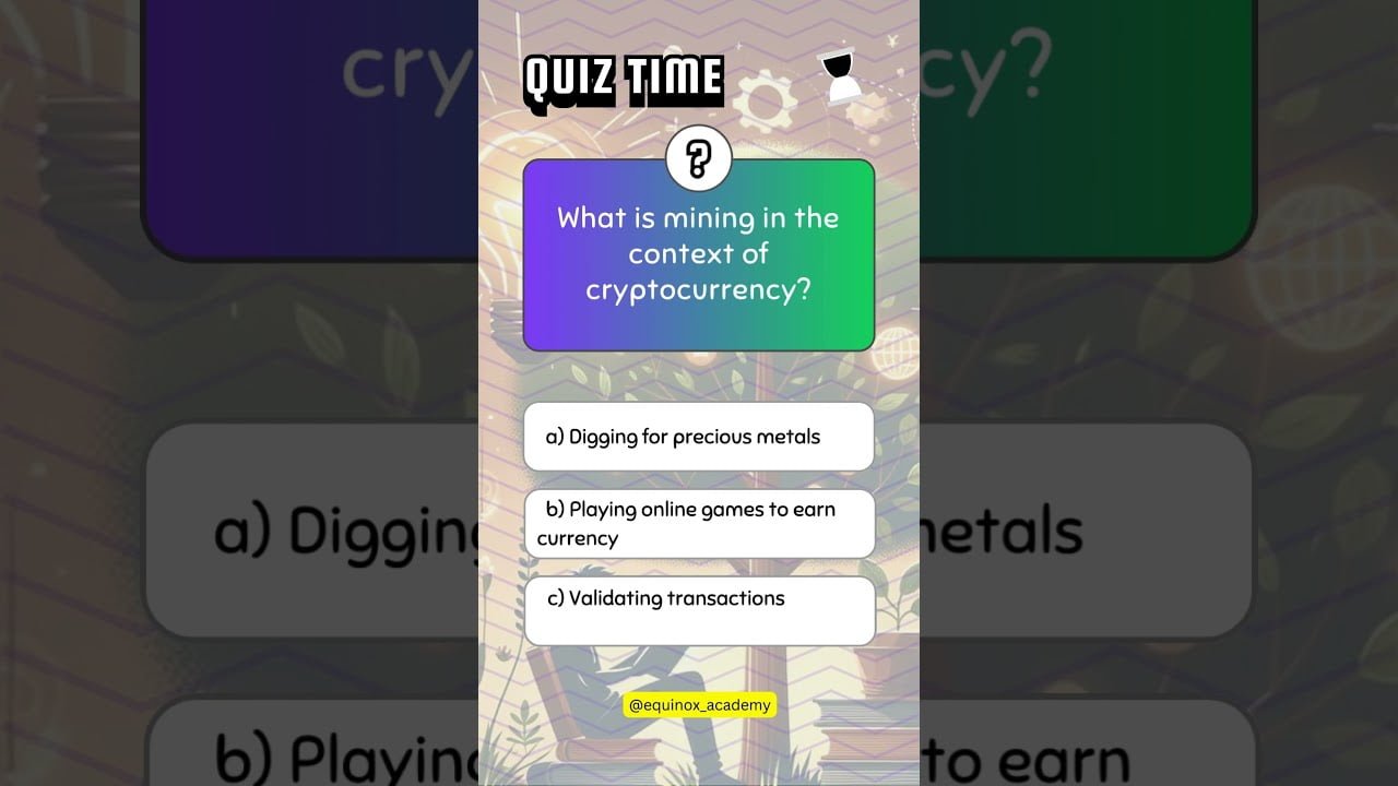 What Is Mining In The Context Of Cryptocurrency? #cryptocurrency #cryptomining