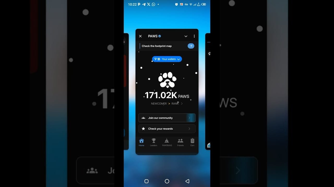 Paws Airdrop Telegram Bot || New Update|| Snapshot Date Confirm