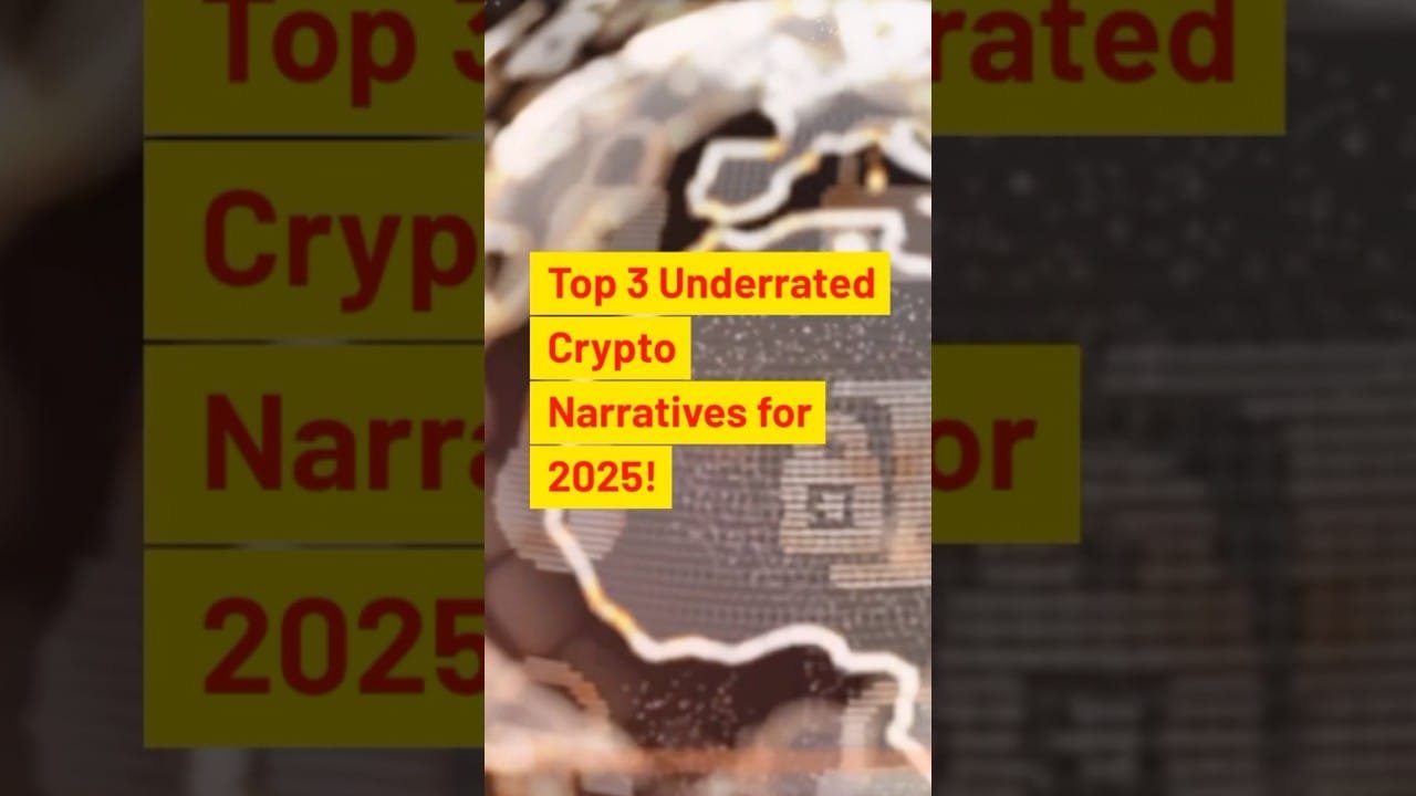 Top 3 Underrated Crypto Narratives For 2025! #crypto #news #crypto