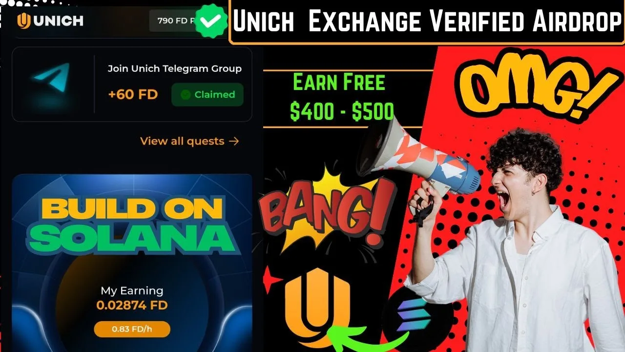 Unich Exchange Confirm Airdrop Full Guide | Unich New Mining