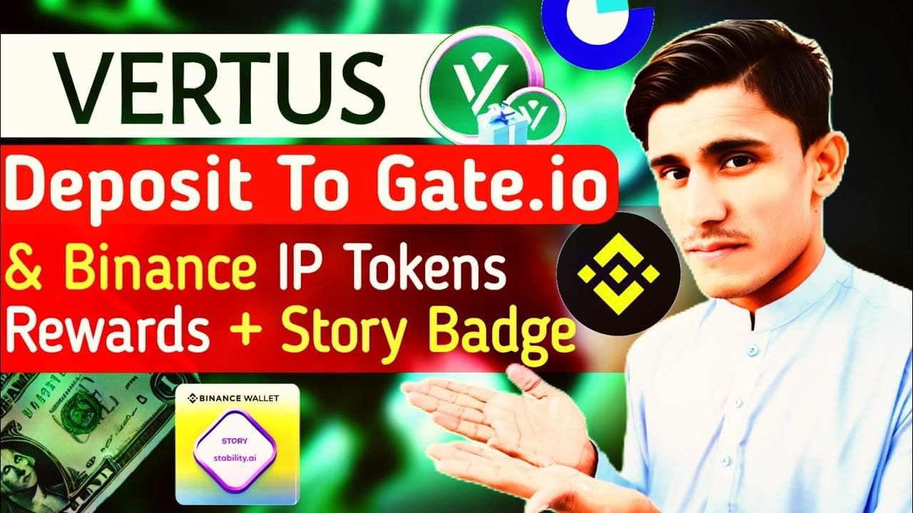 Virtus Mining Gate.io Deposit Guide & Binance Ip Token Rewards