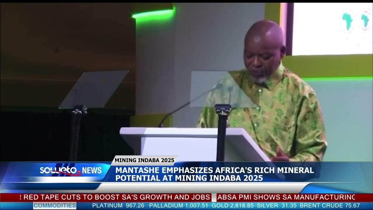 Soweto Tv News | Mantashe Emphasizes Africa's Rich Mineral Potential