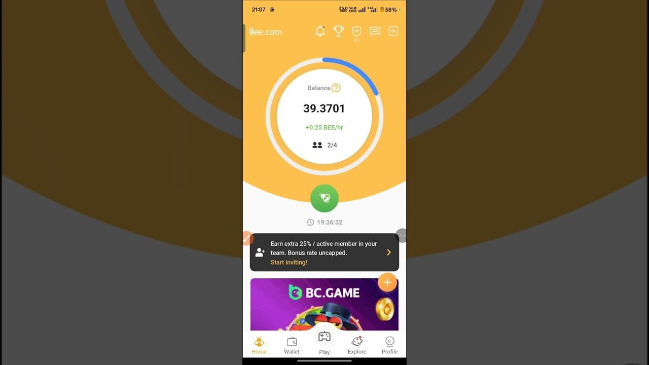 Bee Network Mining App | Bee Network Withdrawal | Bee