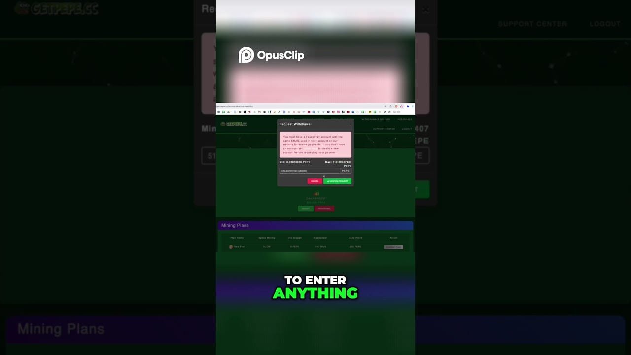 Instantly Withdraw Your Maximum Amount A Simple Guide #crypto#pepe#pepecoin