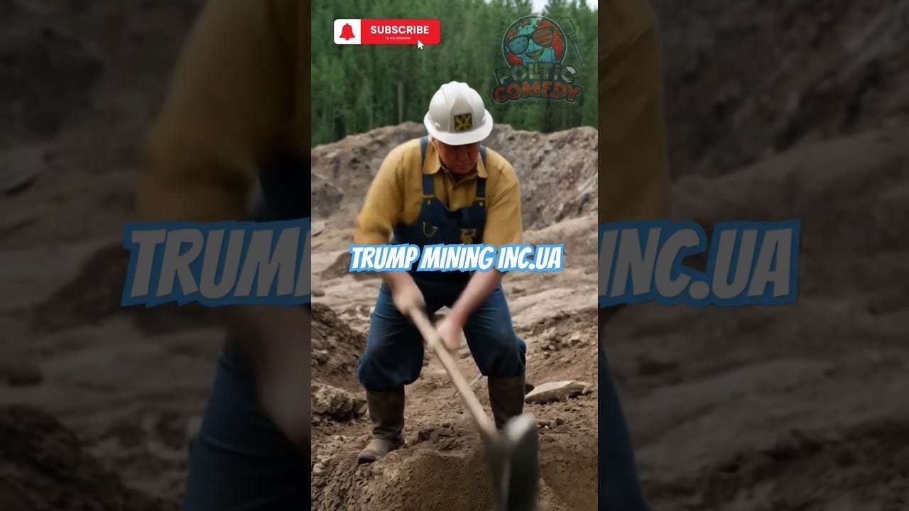 Trump Starts Mining Rare Element In Ukraine #donaldtrump #ukraine #comedy