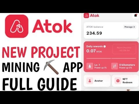Atok App | New Project | Mining ⛏️ App |