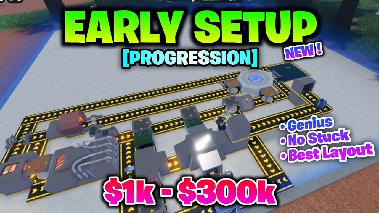 Best New Early Game Setup Ultimate Mining Tycoon Roblox (new