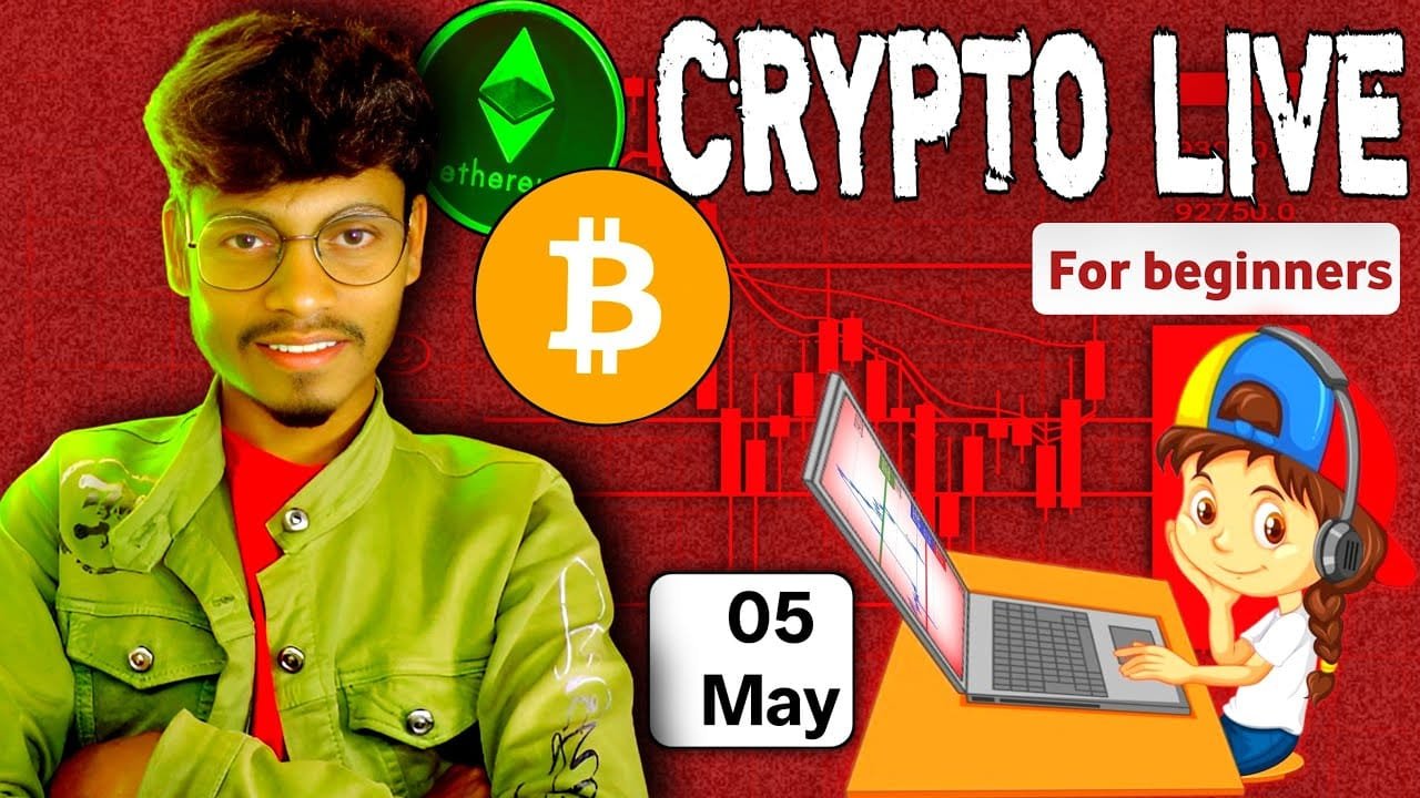 Crypto & Gold Live Trading For Beginners | 05 May