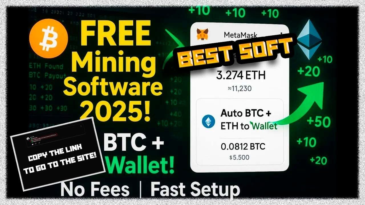 Free Crypto Wallet Mining Software | Tutorial | Btc /
