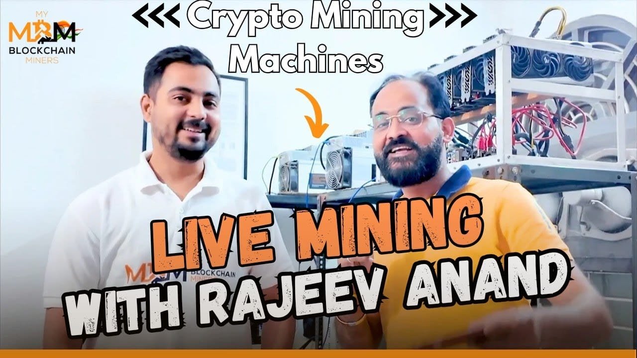 Live Crypto & Bitcoin Mining With Rajeev Anand | @cryptomarg