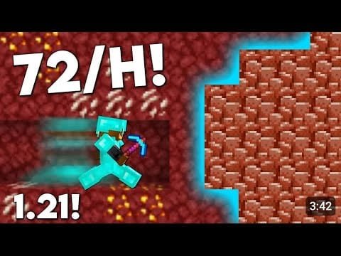 New Ultimate Minecraft 1.21 Netherite Mining Guide | Best Ways