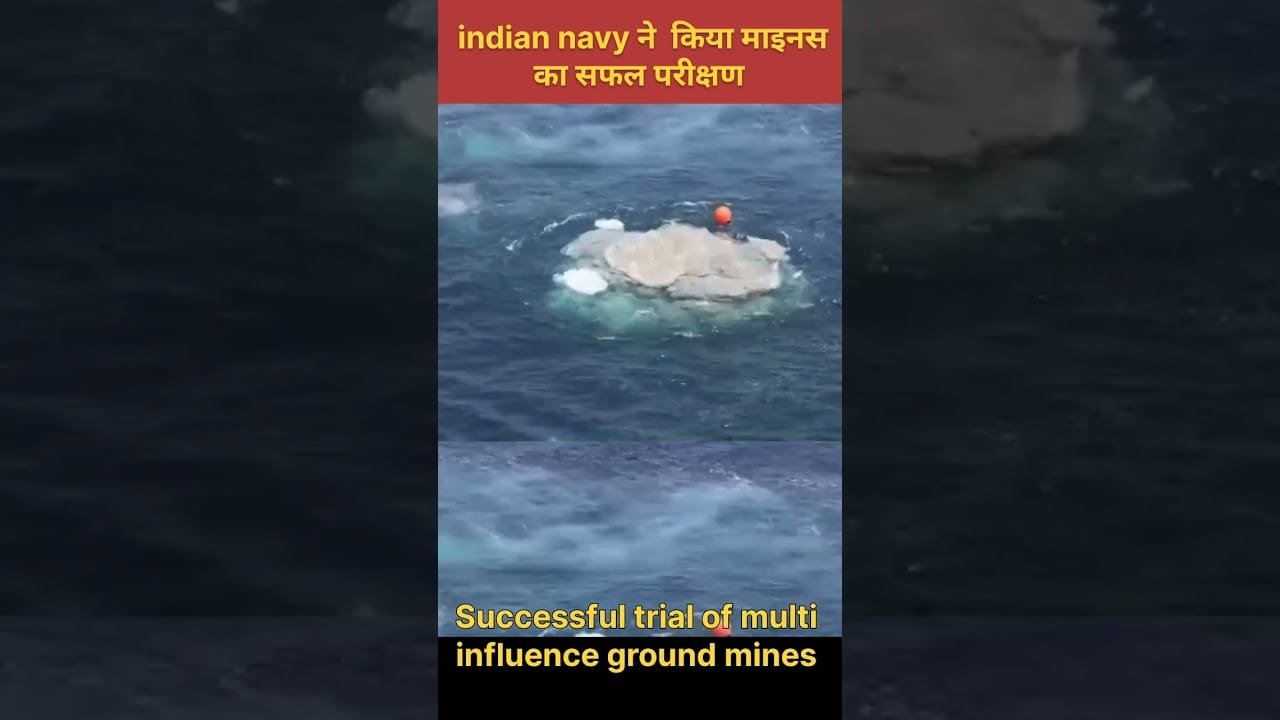 Successful Trial Of Multi Influence Ground Mines By Indian Navy