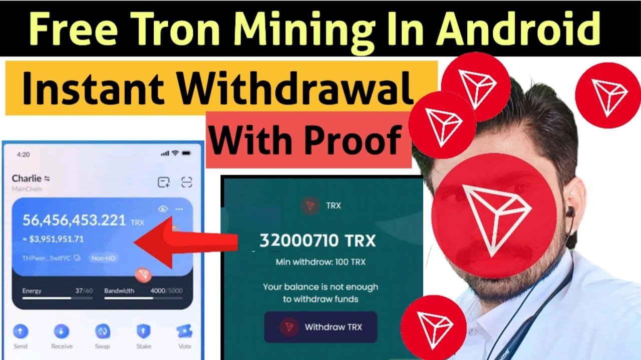 5000$ Worth Free Tron, Trx Mining, Free Trx Mining, Tron