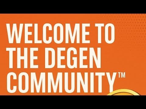 Crypto For Beginners: Start Your Journey With The Degen Community™