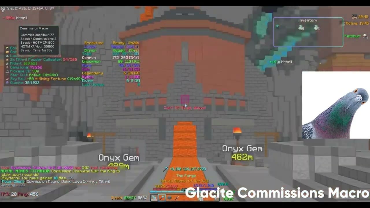 Free Mining Macro Afk 250m+h Hypixel Skyblock June 2025