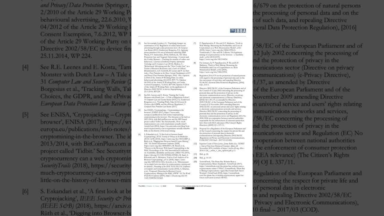 Is Hidden Crypto Mining In Your Browser A Gdpr Violation?