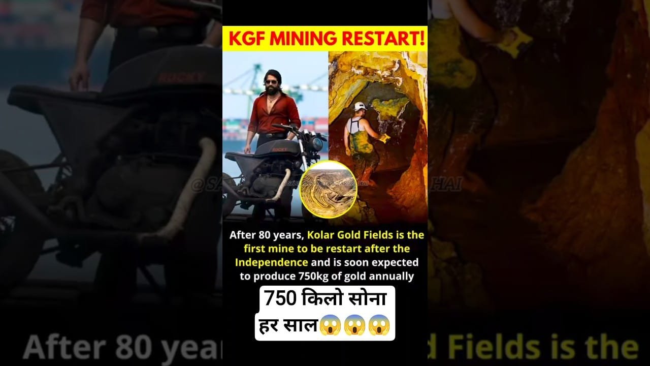 Kgf Mining Restarted After 80 Years #kgf #viral #shorts #news
