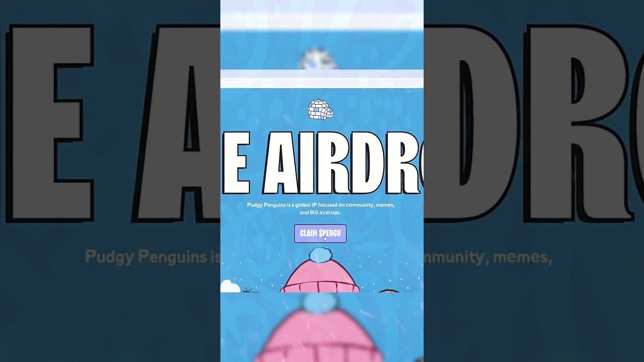 Step By Step Guide To Claiming Your Free Pengu Tokens #pengucoin #crypto