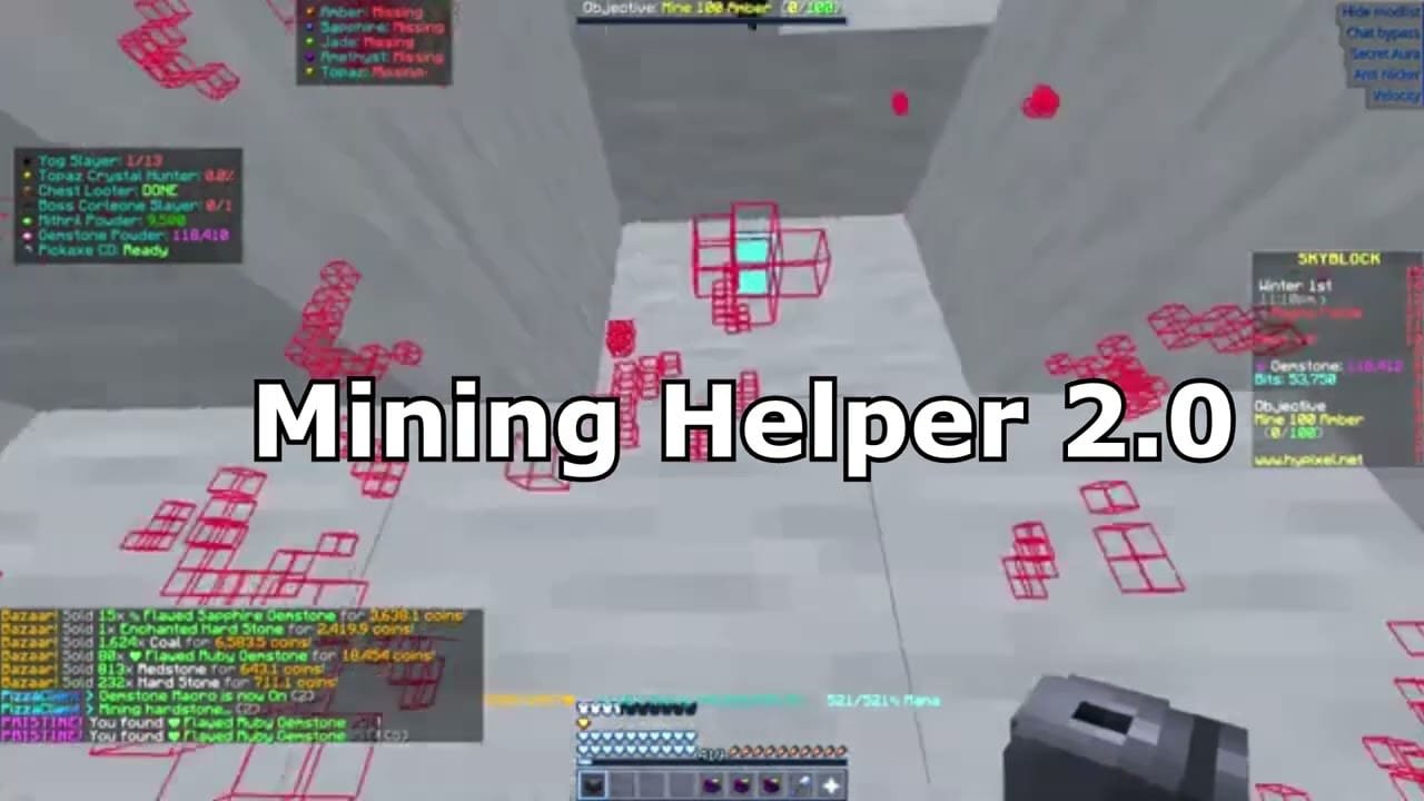 Ultimate Infinite Gemstone Mining Helper 2 0 Hypixel Skyblock