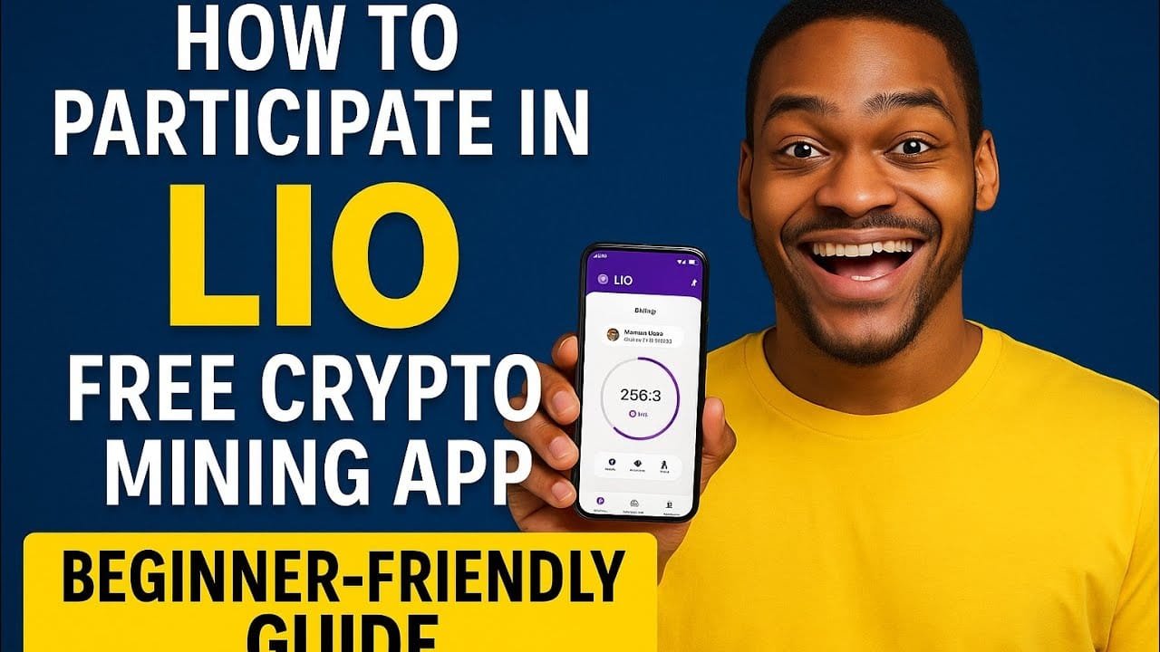 How To Participate In Lio Free Crypto Mining App |
