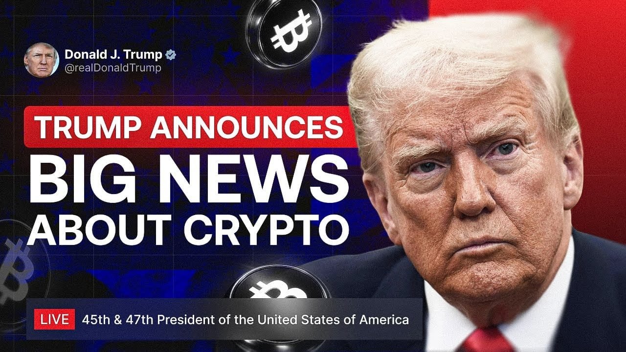 Live: Trump Announces Important News About Crypto! This Speech Will
