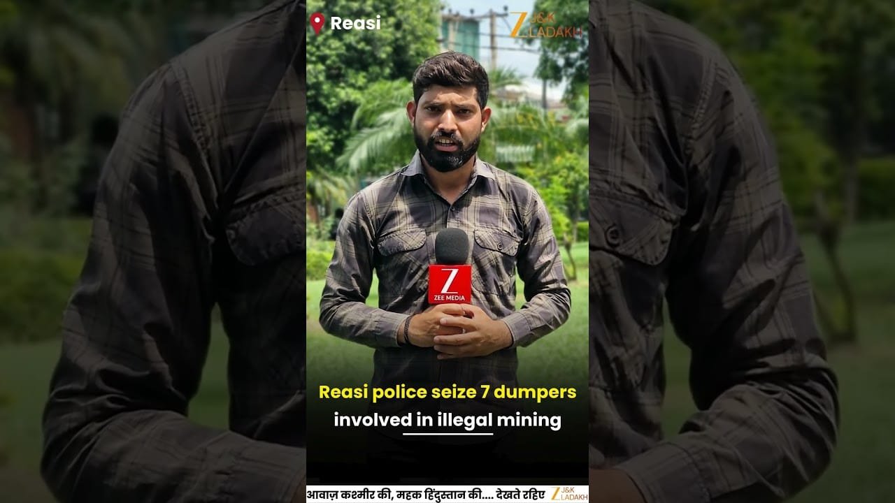Reasi Police Action: Major Crackdown On Illegal Mining In Reasi,