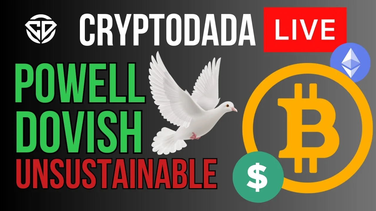 Bitcoin Update Dovish Powell, Unsustainable @cryptodada #bitcointradingbangla #banglatrading