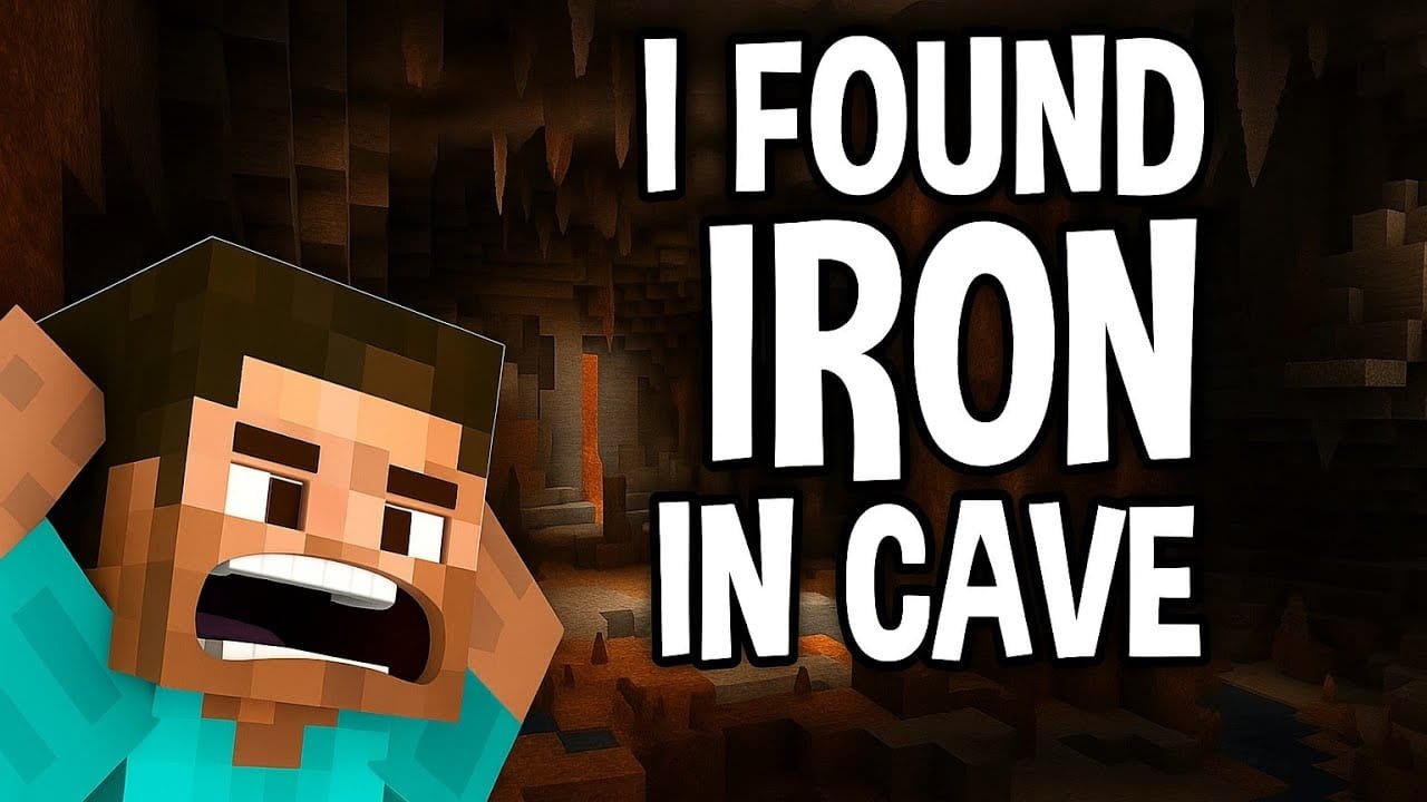 How To Find Iron In Cave Minecraft ⛏️ | Easy
