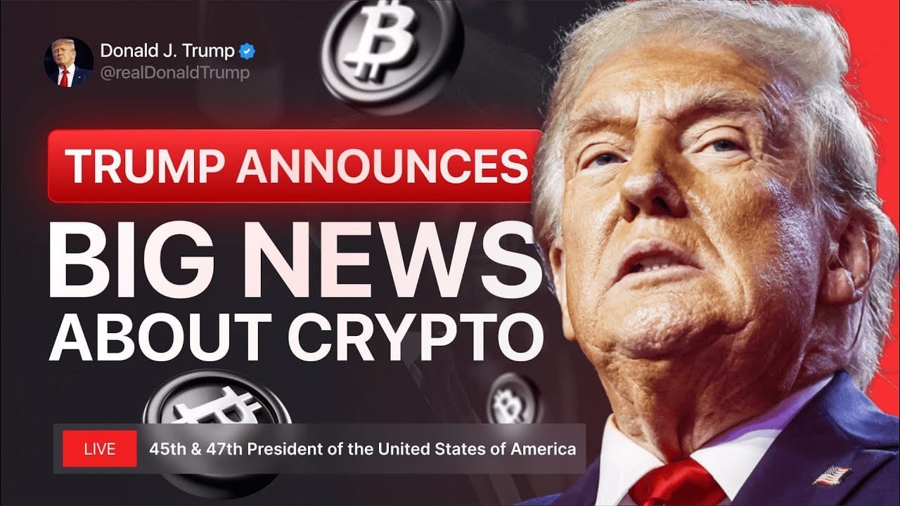 Live: Trump Announces Major Crypto News — Speech That Will