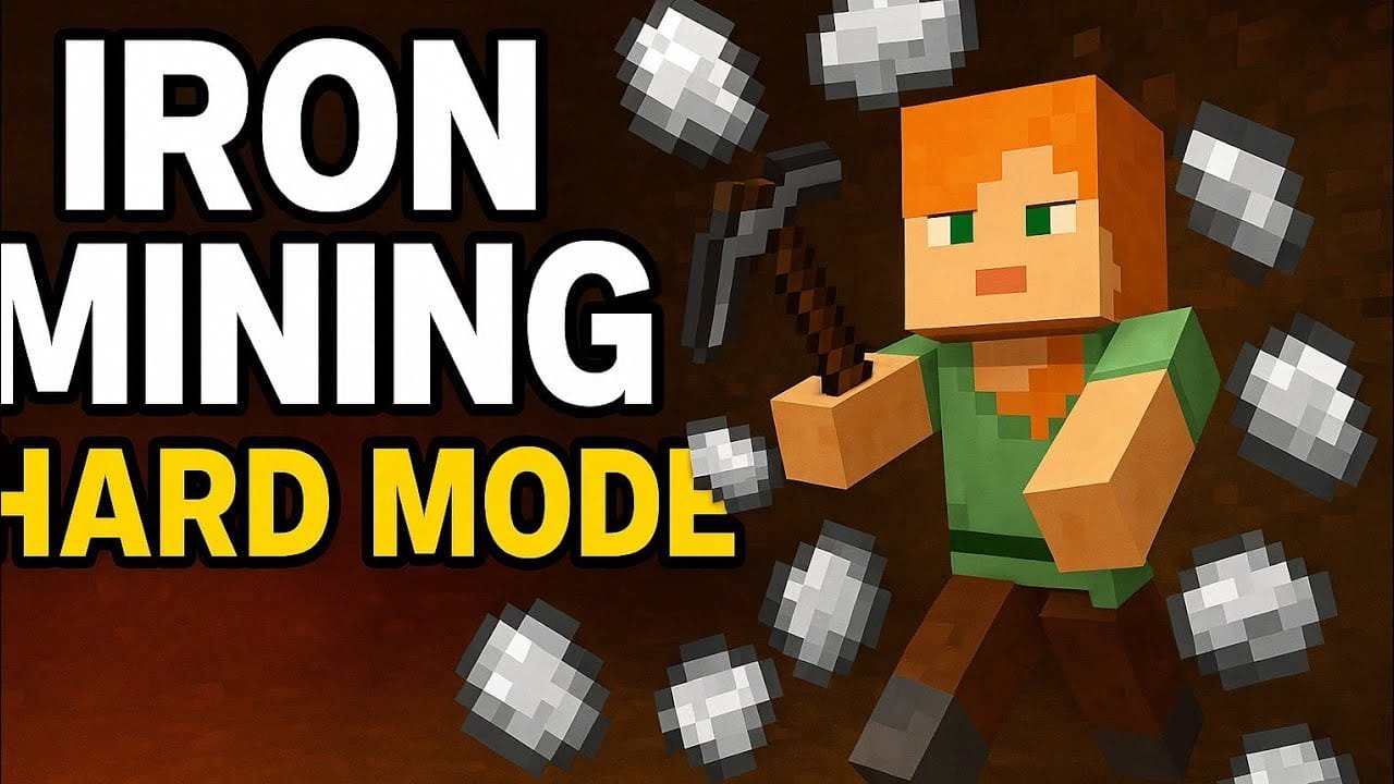 Minecraft Survival Hard Mode ⛏️ | Iron Mining Guide (hindi