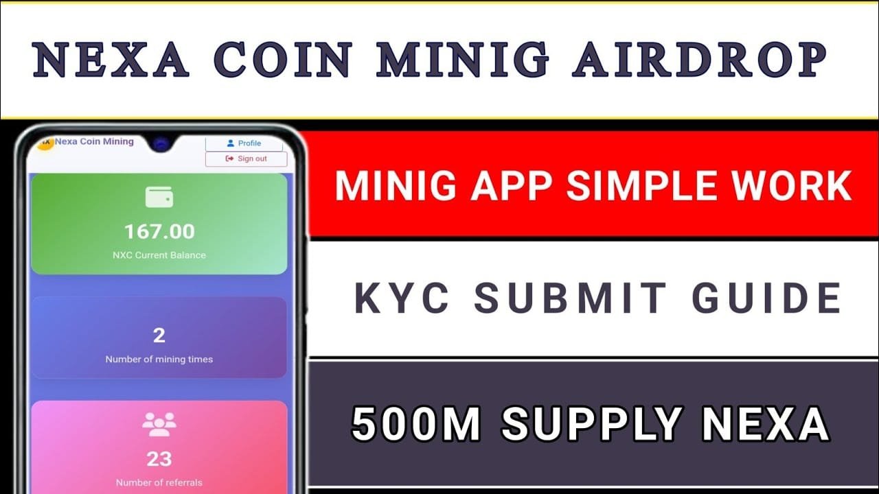 Nexa Coin Airdrop Biggest Mining Airdrop | Nexa Coin Kyc