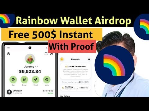 Rainbow Wallet Airdrop, New Mining, Free Crypto Mining, New Mining