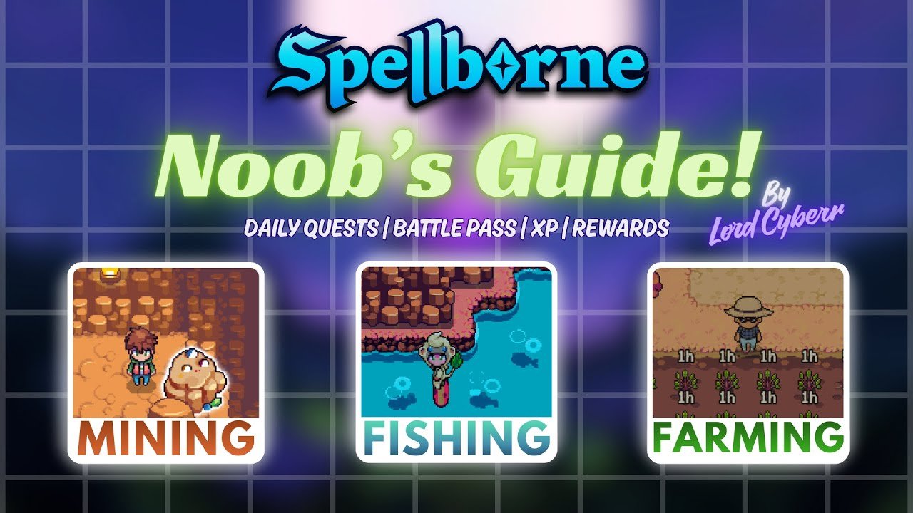 Spellborne Noob’s Guide | Mining, Fishing, Farming & Daily Tasks