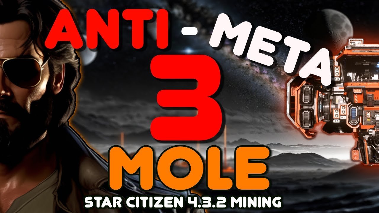 Star Citizen 4.3.2 Live New Patch Mining Solo Mole Anti