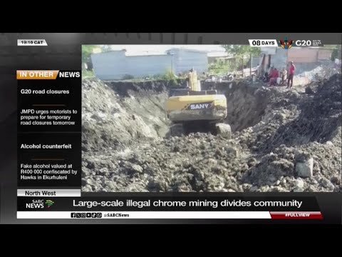 Reports Of Large Scale Illegal Chrome Mining In Modderspruit