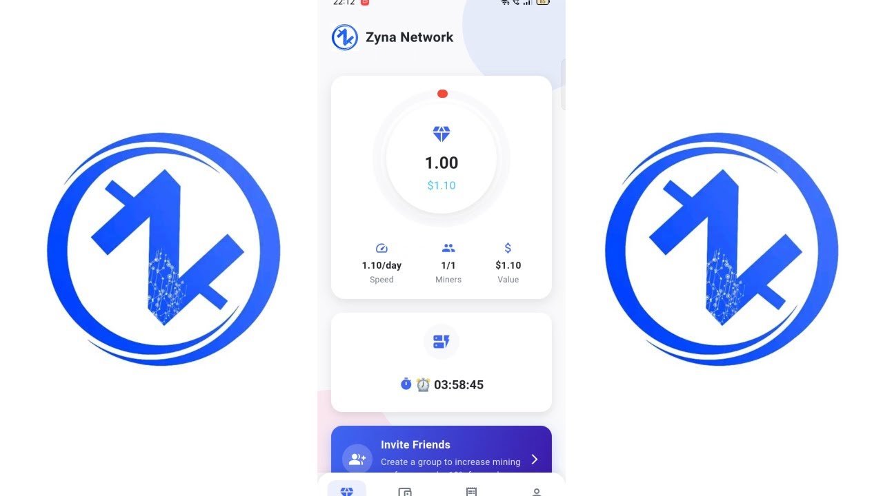 Zyna Crypto Coin Zyna Crypto Mobile Mining App 