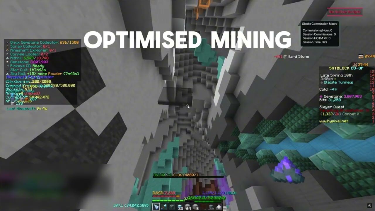 Brand New Mining Macro Mod Hypixel Skyblock 2025