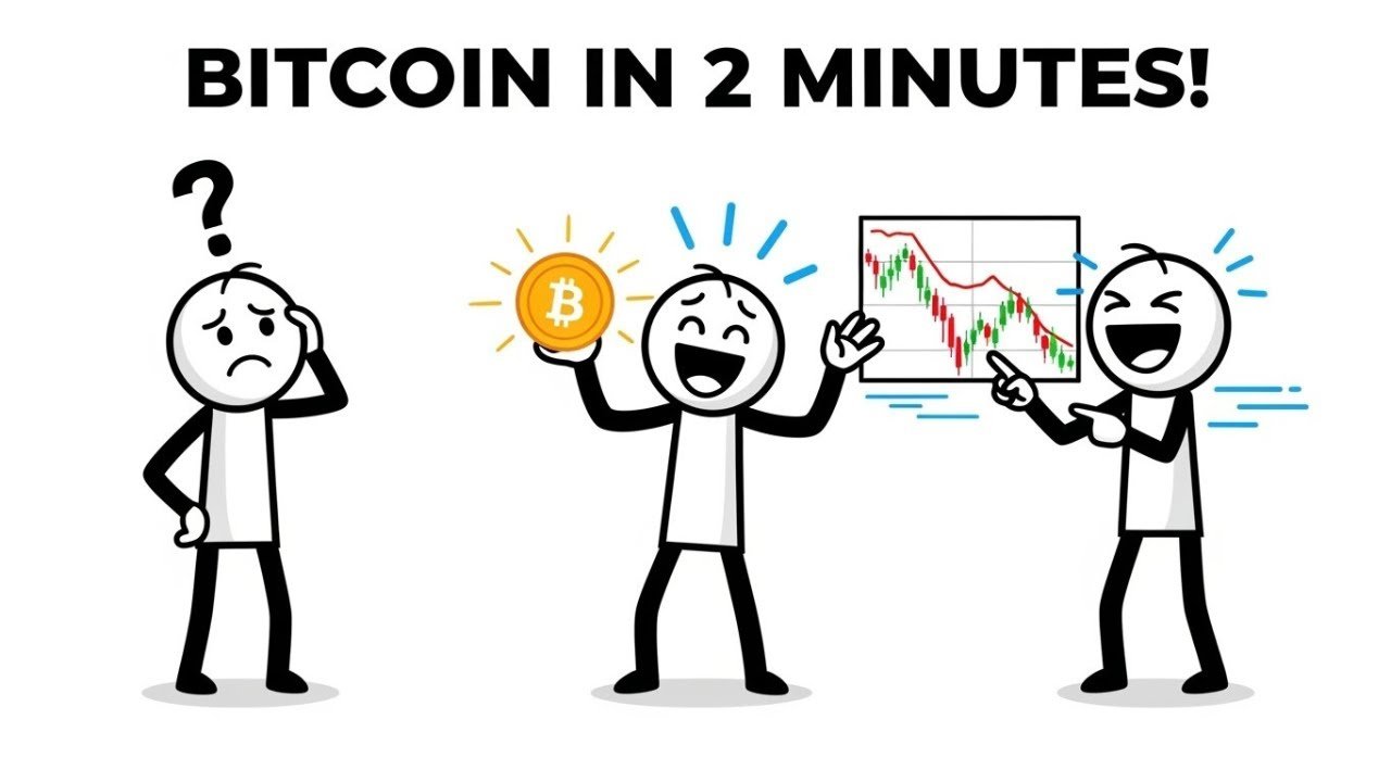 Bitcoin Explained In 2 Minutes | Crypto Basics For Beginners