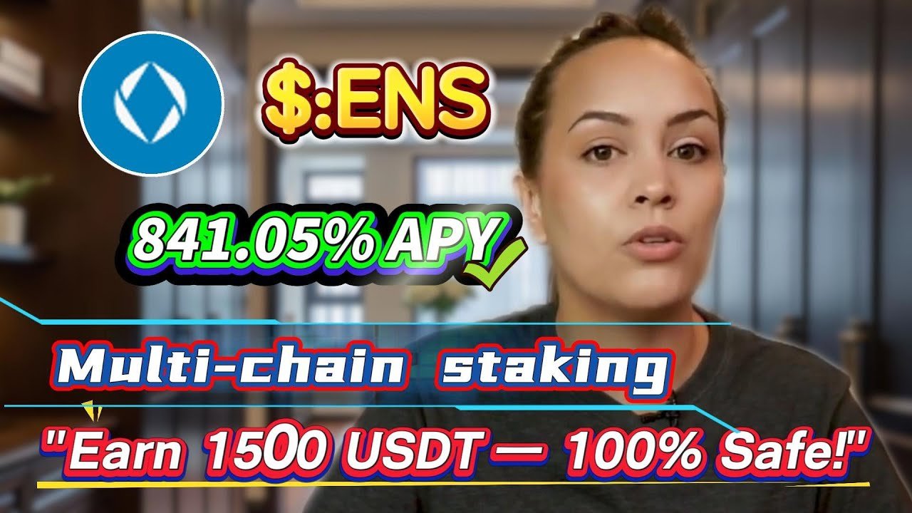 Earn 841.05% Annual Yield With Ens Staking, No Risk Mining For