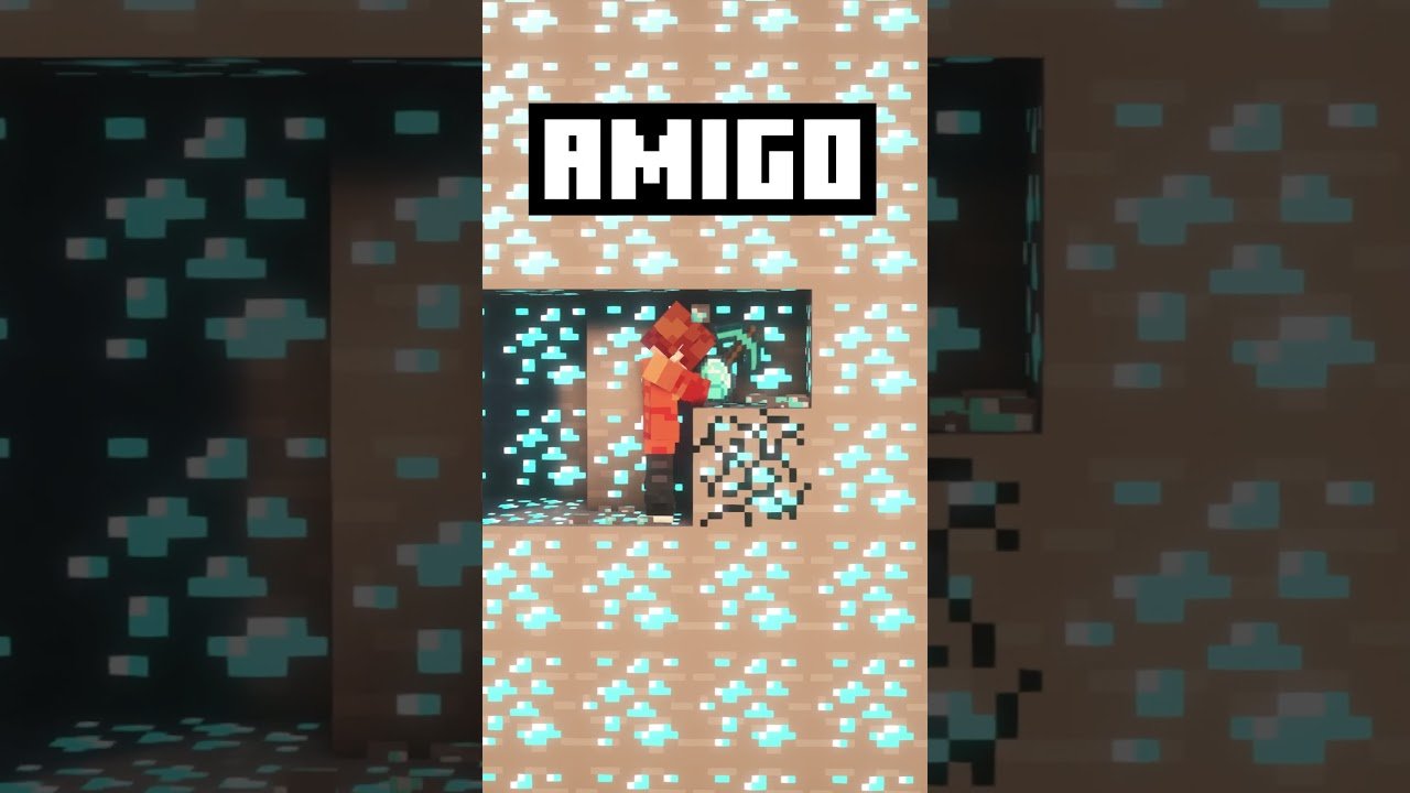 Eu Vs Meu Amigo Minerando No Minecraft