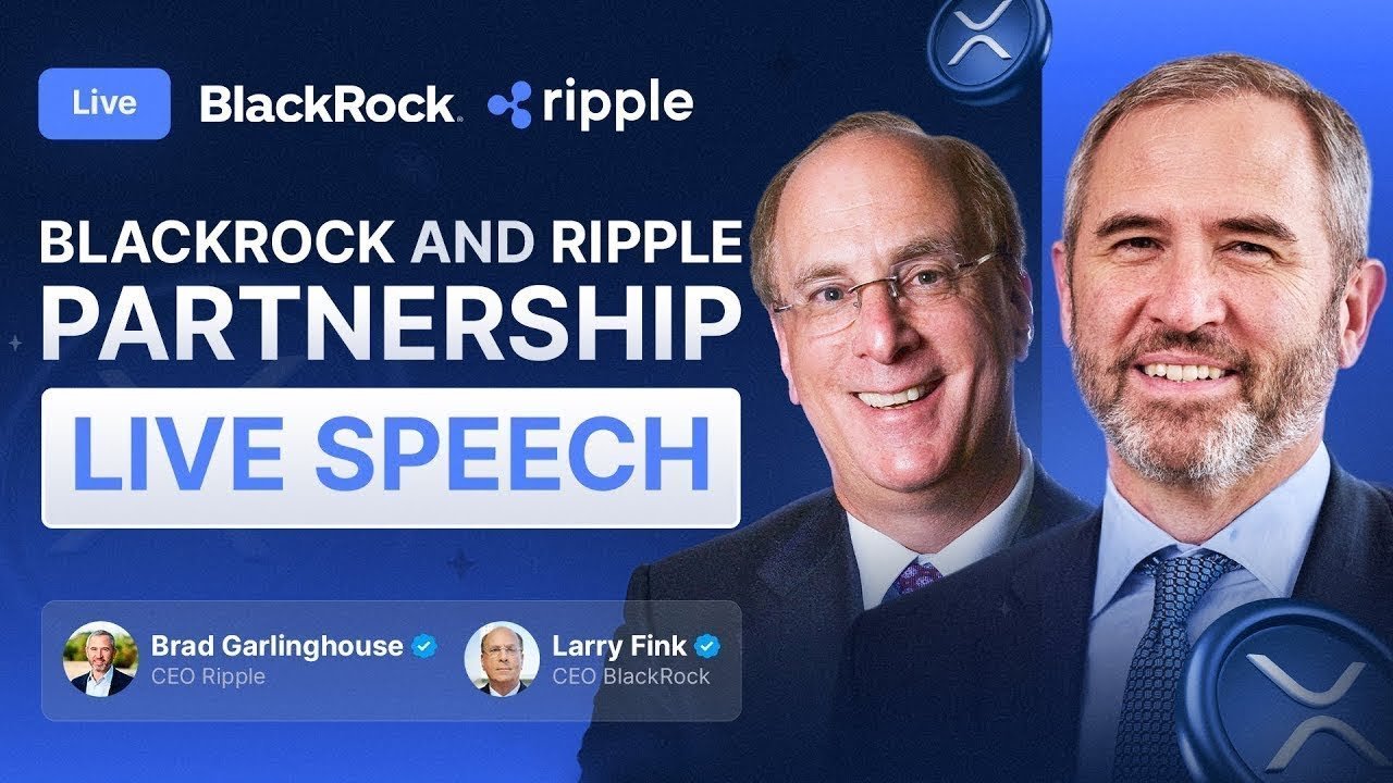 Live: Blackrock Confirms Partnership With Ripple! This Speech Is A