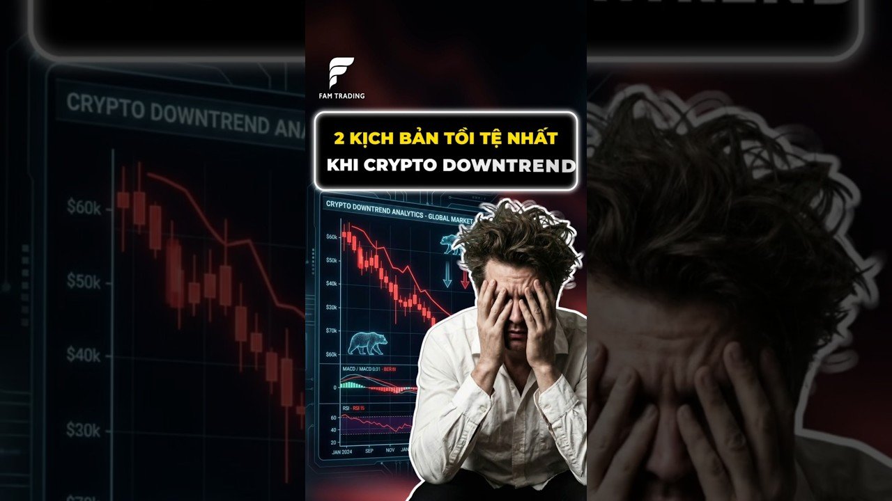 2 Kịch Bản Tồi Tệ Nhất Khi Crypto Downtrend #coin