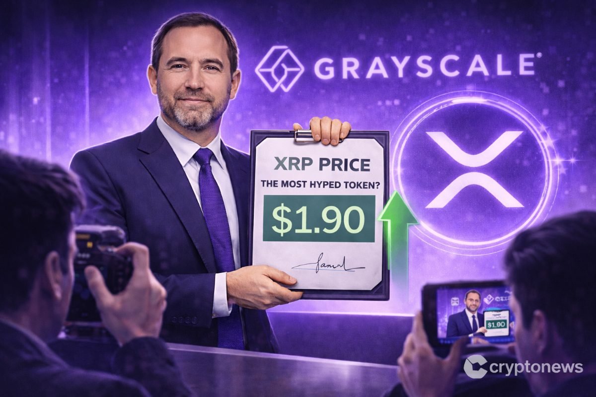 XRP target $1.90 as Grayscale names it the second most talked-about asset, can rising attention fuel the next XRP price move?