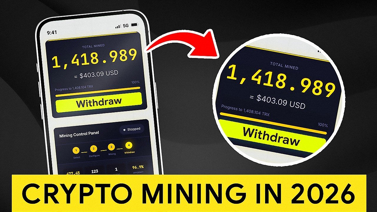 Crypto Mining 2026 Full Tutorial | How To Mine Bitcoin,