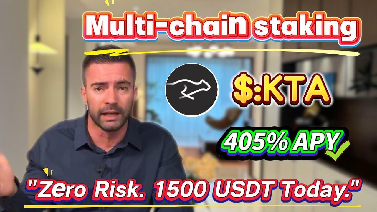 Earn 404.79% Annual Yield With Kta Staking, No Risk Mining For