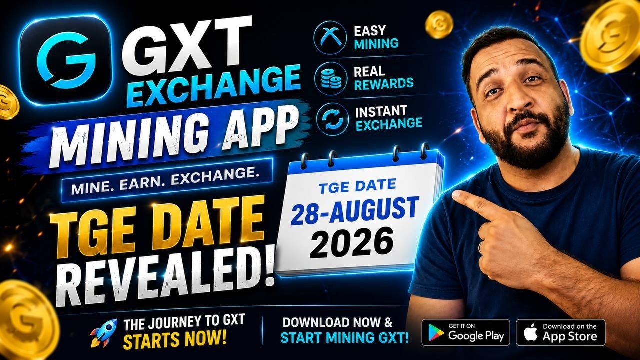 Gxt Exchange Mining App Latest News | Tge Date Reveal